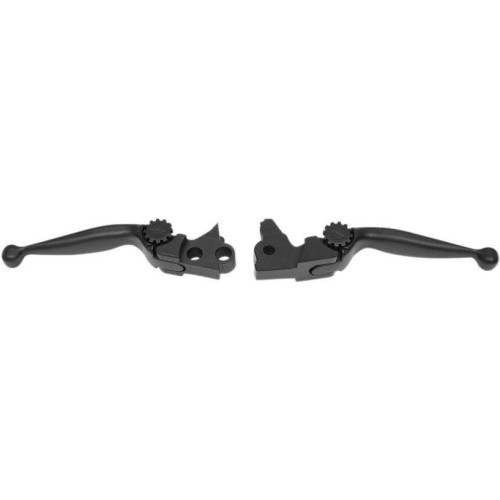 PartzBiz HD: 4406352-PSR 12-00612-22 Black Journey Adjustable Brake Clutch Lever Hand Controls Set 17-19 Harley Davidson Touring Tri Glide FLHTCUTG Freewheeler Trike FLRTF Custom Chopper Motorcycle Bike Replacement Upgrade 0610-2108 06102108