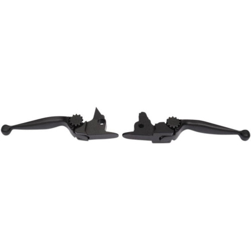 PartzBiz HD: 4406354-PSR 12-00613-22 Black Journey Adjustable Brake Clutch Lever Set 2017 Harley Davidson Softail Fat Boy Slim FLSS FLSTFBS Custom Chopper Motorcycle Bike Replacement Upgrade 0610-2110
