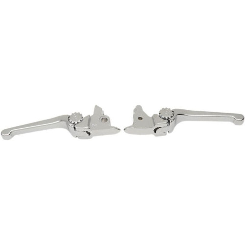 PartzBiz HD: 4406359-PSR 12-00658-20 Chrome Anthem Adjustable Brake Clutch Levers 11-12 Harley Davidson CVO Davidson Touring FLHTCUSE6 FLHTCUSE7 FLHXSE2 FLHXSE3 Electra Street Glide Custom Chopper Motorcycle Bike Replacement Upgrade 0610-2042 06102042