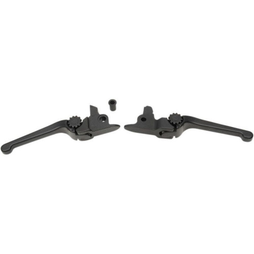 PartzBiz HD: 4406361-PSR 12-00661-22 Black Anthem Adjustable Brake Clutch Lever Hand Controls Set 17-19 Harley Davidson Touring Road Street Electra Glide King FLHT FLHX FLTR FLHR Custom Chopper Motorcycle Bike Replacement Upgrade 174054 0610-2045 06102045