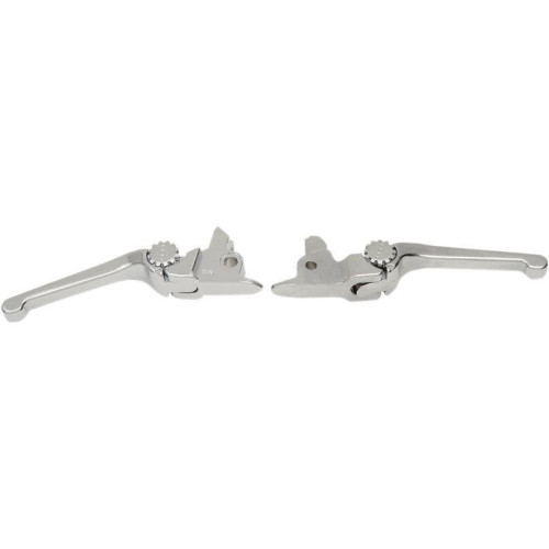 PartzBiz HD: 4406362-PSR 12-00661-20 Chrome Anthem Adjustable Brake Clutch Lever Hand Controls Set 17-19 Harley Davidson Touring Road Street Electra Glide King FLHT FLHX FLTR FLHR Custom Chopper Motorcycle Bike Replacement Upgrade 174054 0610-2045 06102045