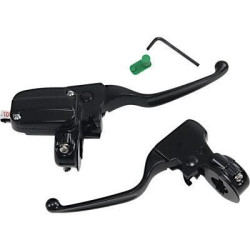 PartzBiz HD DS06102146 - Drag Black 15mm Master 1 1/4" Bar Brake Clutch Lever Kit Harley FLT Touring 08-13 0610-2146 06102146 dyna glide wide electra road street king sportster sporty mechanical hydraulic disc single dual Harley Davidson Softail Fat Boy Slim FLSS FLSTFBS Cus PartzBiz HD DS06102146 - Drag Black 15mm Master 1 1/4" Bar Brake Clutch Lever Kit Harley FLT Touring 08-13 0610-2146 06102146 dyna glide wide electra road street king sportster sporty mechanical hydraulic disc single dual Harley Davidson Softail Fat Boy Slim FLSS FLSTFBS Cus