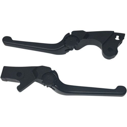 PartzBiz HD: 4406291-PSR 17-00651-22 Black Anthem Adjustable Clutch Brake Lever Set 18-19 Indian Chief Chieftain Roadmaster Springfield Custom Replacement upgrade