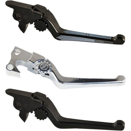 PartzBiz HD: 4406295-PSR Black Anthem Adjustable Handlebar Levers for Harley 14-16 Hydraulic Clutch | 12-00654-22