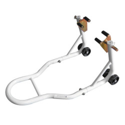 PartzBiz HD DS41010205 - PSR 00-00107-06 สีขาวรถจักรยานยนต์ Paddock ด้านหน้าส้อมยกขาตั้ง Universal 201558