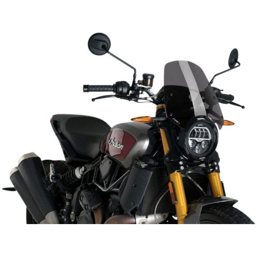 PartzBiz HD: 4406282-Puig 3834F New Generation Dark Smoke 13" Windscreen Indian FTR 1200 19-20