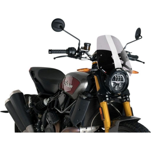 PartzBiz HD: 4406242-Puig 3834F New Generation Dark Smoke 13" Windscreen Indian FTR 1200 19-20 PartzBiz HD: 4406242-Puig 3834F New Generation Dark Smoke 13" Windscreen Indian FTR 1200 19-20