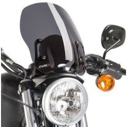 PartzBiz HD DS23120492 - Puig 9283F Dark Smoke New Generation Naked Windscreen Harley Sportster XL 04-17 sporty iron 883 1200 nightster roadster replacement upgrade wind flyscreen PartzBiz HD DS23120492 - Puig 9283F Dark Smoke New Generation Naked Windscreen Harley Sportster XL 04-17 sporty iron 883 1200 nightster roadster replacement upgrade wind flyscreen