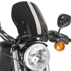 PartzBiz HD DS23120494 - Puig 9283N สีดำ New Generation Naked Windscreen Harley Sportster XL 04-17 sporty iron 883 1200 nightster roadster replacement upgrade wind flyscreen PartzBiz HD DS23120494 - Puig 9283N สีดำ New Generation Naked Windscreen Harley Sportster XL 04-17 sporty iron 883 1200 nightster roadster replacement upgrade wind flyscreen
