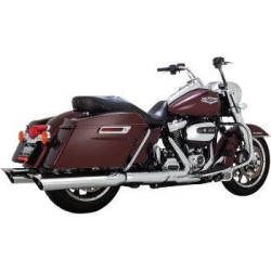 PartzBiz HD DS18011455 - Python 1801-1455 4.5" Scalloped Slip-On Mufflers Chrome Harley M8 FLH/T 17-20 PartzBiz HD DS18011455 - Python 1801-1455 4.5" Scalloped Slip-On Mufflers Chrome Harley M8 FLH/T 17-20
