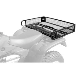 PartzBiz HD TR559449 - Quadboss 04-0825-QB Rear Mount Heavy Duty Steel Mesh Rack Universal ATV Quad polaris Kawasaki yamaha suzuki cargo luggage camping hunting supplies carrier