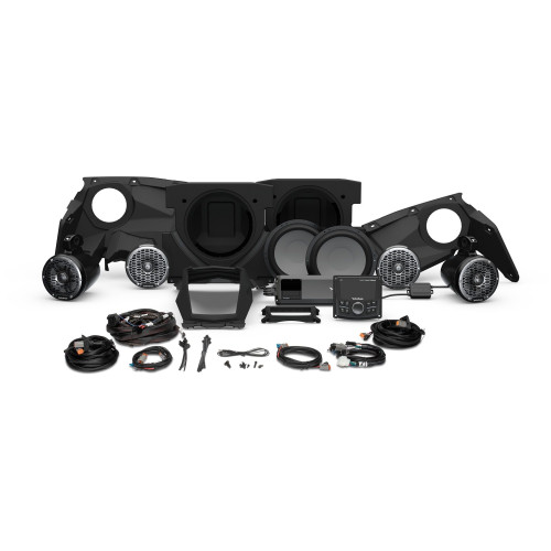 PartzBiz HD: 4405073-Rockford Fosgate PMX-2 1500w Front Rear Color Optix Speaker Dual Subwoofer Can-Am X317-STG5