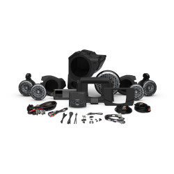 PartzBiz HD RF-RZR14-STG5 - Rockford Fosgate PMX-3 1500w ด้านหน้าด้านหลังสี Optix ลำโพงซับวูฟเฟอร์ Polaris RZR