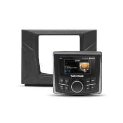 PartzBiz HD RF-GNRL-STAGE1 - Rockford Fosgate Polaris GNRL-STAGE1 เครื่องรับสัญญาณสื่อดิจิทัลชุดติดตั้ง Dash เคียงข้างกัน utv ออฟโร้ดสเตอริโอวิทยุเสียงระบบอัพเกรด