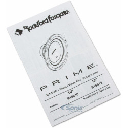 PartzBiz HD RF-R1S4-12 - Rockford Fosgate R1S4-12 Prime R1 12 ” 300 Watt 4-Ohm SVC เครื่องเสียงรถยนต์ซับวูฟเฟอร์ Sub | R1S4-12 PartzBiz HD RF-R1S4-12 - Rockford Fosgate R1S4-12 Prime R1 12 ” 300 Watt 4-Ohm SVC เครื่องเสียงรถยนต์ซับวูฟเฟอร์ Sub | R1S4-12