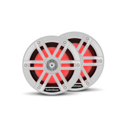 PartzBiz HD RF-M1-6 - Rockford Fosgate M1-6 สีขาว 6” Color Optix Marine 2-Way System 300W 4 Ohm