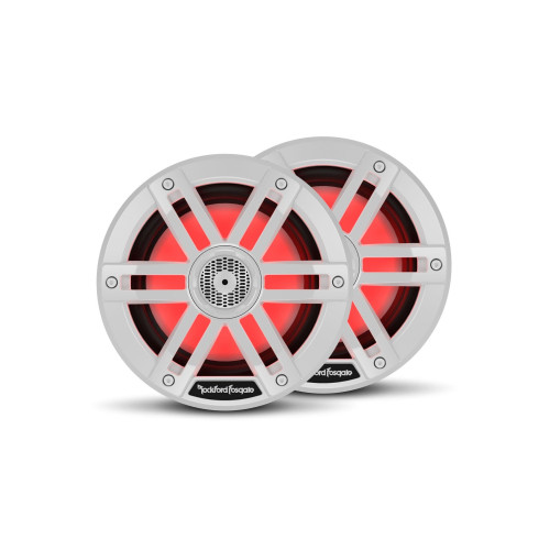 PartzBiz HD: 4404971-Rockford Fosgate M1-6 สีขาว 6” Color Optix Marine 2-Way System 300W 4 Ohm