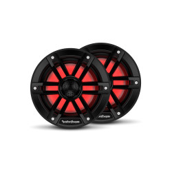 PartzBiz HD RF-M1-6B - Rockford Fosgate M1-6B สีดำ 6” Color Optix Marine 2-Way System 75W 4 Ohm