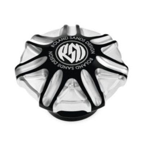 PartzBiz HD: 4404842-Roland Sands Design Gas Fuel Cap Tech Contrast Harley Big Twin 96-20