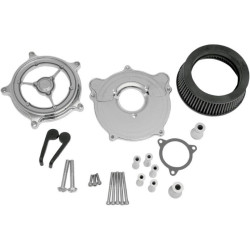 PartzBiz HD PM0206-2060-CH - Roland Sands Design RSD Chrome Clarity เครื่องฟอกอากาศ Harley TBW 08-16 FLH 16 ST | 0206-2060-ช