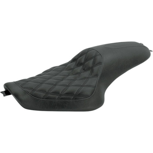 PartzBiz HD: 4404826-Roland Sands RSD 76917 Black Diamond Stitch Boss 2 Up Seat Harley XL 04-18 | 76917