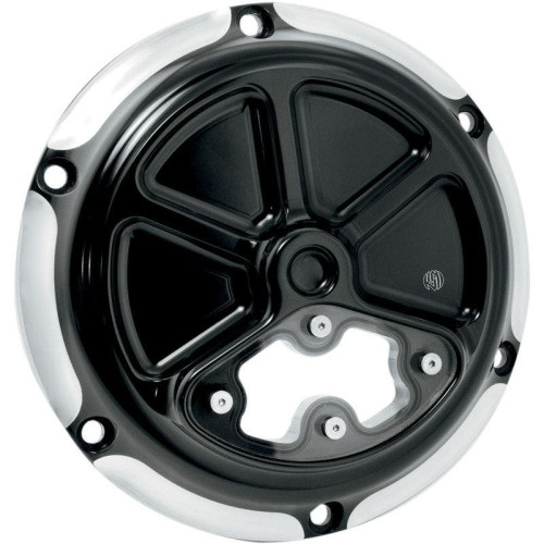 PartzBiz HD: 4404794-Roland Sands RSD Black Contrast Cut Clarity Derby Cover Harley Sportster 04-14 | 0177-2035-BM