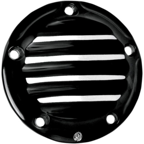 PartzBiz HD: 4404798-Roland Sands RSD Black Contrast Cut Nostalgia Ignition Cover Harley Twin Cam | 0177-2013-BH