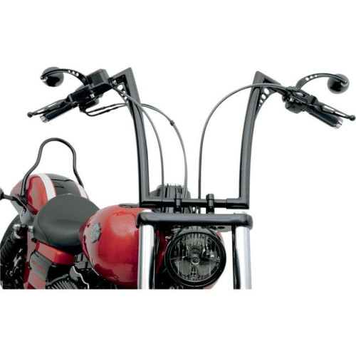 PartzBiz HD: 4404786-Roland Sands RSD Black Vintage 1-1/4" King Apes Ape Hanger 16" Handlebars | 0173-1852-BP