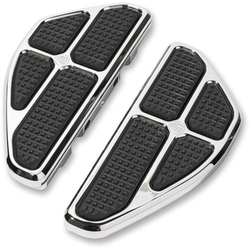 PartzBiz HD: 4404791-Roland Sands RSD Chrome Boss Rider Passenger Rear Floorboards Harley FL 84-17 | 0036-1012-CH PartzBiz HD: 4404791-Roland Sands RSD Chrome Boss Rider Passenger Rear Floorboards Harley FL 84-17 | 0036-1012-CH