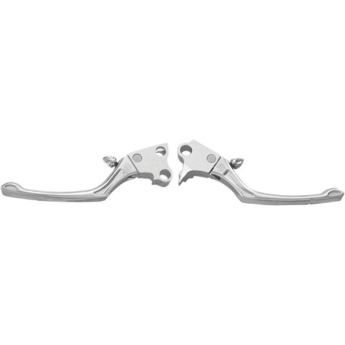 PartzBiz HD: 4404762-Roland Sands RSD Chrome Regulator Adjustable Hand Levers Harley FLHT 14-15 | 0062-4013-CH