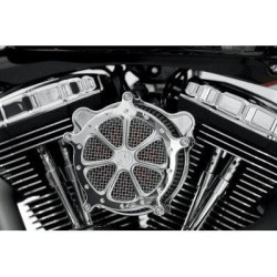 PartzBiz HD PM0206-2004-CH - Roland Sands RSD Chrome Speed 7 Venturi เครื่องฟอกอากาศ 08-17 Harley FLH/T & Softail PartzBiz HD PM0206-2004-CH - Roland Sands RSD Chrome Speed 7 Venturi เครื่องฟอกอากาศ 08-17 Harley FLH/T & Softail
