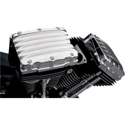 PartzBiz HD PM0177-2002-CH - Roland Sands RSD Nostalgia Chrome Rocker Box Covers สำหรับ Harley Twin Cam 99-15 | 0177-2002-ช PartzBiz HD PM0177-2002-CH - Roland Sands RSD Nostalgia Chrome Rocker Box Covers สำหรับ Harley Twin Cam 99-15 | 0177-2002-ช