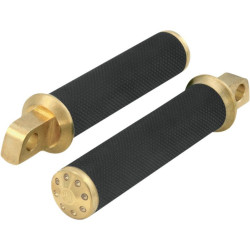 PartzBiz HD DS16200880 - Roland Sands RSD Tracker 45 องศาหมุดเท้าสำหรับ Harley - ทองเหลือง - 0035-1090