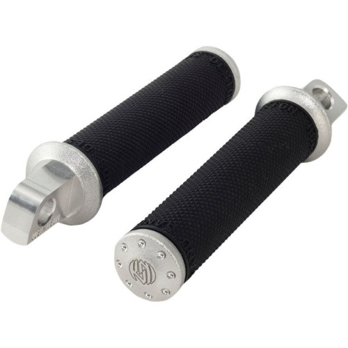PartzBiz HD: 4404723-Roland Sands RSD Tracker 45 Degree Male Mount Foot Pegs for Harley - Machine Ops - 0035-0088-SMC