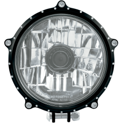 PartzBiz HD DS20010757 - Roland Sands Tracker Contrast Cut 5 3/4" Headlight Assembly For Harley-Davidson | 02072006TRA-BM | Eastern Performance Cycles