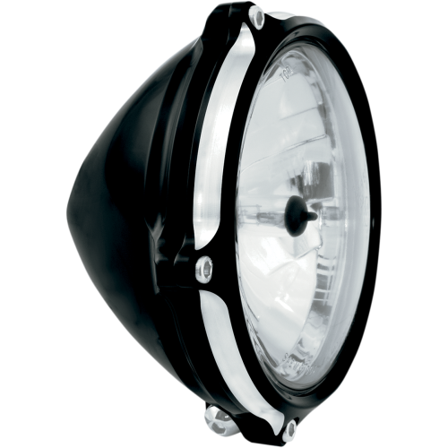 PartzBiz HD: 4404728-Roland Sands Vintage Contrast Cut 5 3/4" Headlight Assembly For Harley-Davidson | 02072006VIN-BM | Eastern Performance Cycles PartzBiz HD: 4404728-Roland Sands Vintage Contrast Cut 5 3/4" Headlight Assembly For Harley-Davidson | 02072006VIN-BM | Eastern Performance Cycles