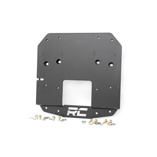 PartzBiz HD: 4404696-Rough Country 10526 Spare Tire Relocation Lift Bracket for 2018-Up Jeep Wrangler JL 2DR 4DR 4X4 sport sahara moab unlimited best new 35" tires