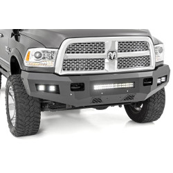 PartzBiz HD RT-10785 - Rough Country 10785 Heavy Duty Front Bumper w/ LED Lights 2010-2018 Dodge Ram 2500 3500 PartzBiz HD RT-10785 - Rough Country 10785 Heavy Duty Front Bumper w/ LED Lights 2010-2018 Dodge Ram 2500 3500