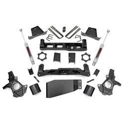PartzBiz HD RT-23630 - Rough Country 23630 6" Suspension Lift Kit N3 Shocks 07-13 Chevy Silverado GMC Sierra 1500 4WD best new upgrade replacement shocks crossmember knuckles blocks PartzBiz HD RT-23630 - Rough Country 23630 6" Suspension Lift Kit N3 Shocks 07-13 Chevy Silverado GMC Sierra 1500 4WD best new upgrade replacement shocks crossmember knuckles blocks