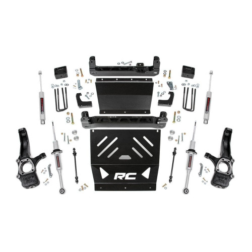 PartzBiz HD: 4404650-Rough Country 24132 6" Lift Kit w/ N3 Shocks 15-19 Chevy Colorado GMC Canyon 4WD suspension upgrade best new 4x4 offroad