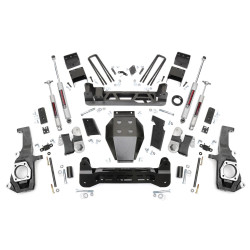 PartzBiz HD RT-260X - Rough Country 260X 5" NTD Lift Kit 2011-2019 Chevy GMC 2500HD 3500HD 2WD 4WD 4wd 2wd 4x4 rwd rwd best new Suspension upgrade kit shocks spring knuckles crossmember shackles blocks PartzBiz HD RT-260X - Rough Country 260X 5" NTD Lift Kit 2011-2019 Chevy GMC 2500HD 3500HD 2WD 4WD 4wd 2wd 4x4 rwd rwd best new Suspension upgrade kit shocks spring knuckles crossmember shackles blocks