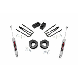 PartzBiz HD RT-26830 - Rough Country 26830 3.5" Lift Kit 2007-2013 Chevy Silverado Sierra w/N3 Shocks Chevy 2wd RWD Pickup Truck Suspension Best New Upgrade Offroad Shocks Spacers Blocks PartzBiz HD RT-26830 - Rough Country 26830 3.5" Lift Kit 2007-2013 Chevy Silverado Sierra w/N3 Shocks Chevy 2wd RWD Pickup Truck Suspension Best New Upgrade Offroad Shocks Spacers Blocks