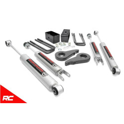 PartzBiz HD RT-28330 - Rough Country 28330 2.5" Leveling Kit 1999-2006 Silverado Sierra w/ N3 Shocks GMC Chevy Truck Lift Suspension Shocks Torsion Keys Leaf Spring Blocks U bolts Upgrade Best New Front Rear Suspension PartzBiz HD RT-28330 - Rough Country 28330 2.5" Leveling Kit 1999-2006 Silverado Sierra w/ N3 Shocks GMC Chevy Truck Lift Suspension Shocks Torsion Keys Leaf Spring Blocks U bolts Upgrade Best New Front Rear Suspension
