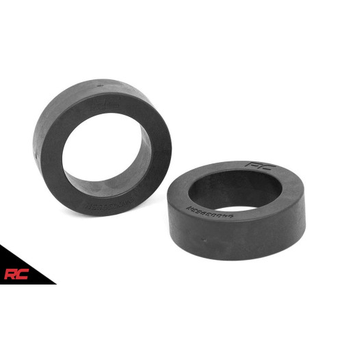 PartzBiz HD: 4404664-Rough Country 35400 Front 2" Leveling Lift Kit 2019 Dodge Ram 1500 Suspension 4wd 2wd 4x4 rwd Best New Front coil spring spacer Hemi Laramie Big Horn Tradesman SXT Rebel Limited Lone Star Sport offroad NEW