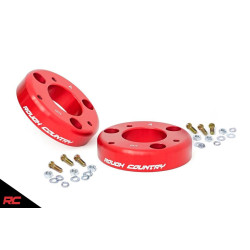 PartzBiz HD RT-569RED - Rough Country 569RED Front 2" Billet Leveling Kit 2014-Up Ford F150 Suspension 4x4 4wd 2wd rwd Best new upgrade lift xlt sl fx4 king ranch lariat offroad Front shock spring spacers pucks 2020 PartzBiz HD RT-569RED - Rough Country 569RED Front 2" Billet Leveling Kit 2014-Up Ford F150 Suspension 4x4 4wd 2wd rwd Best new upgrade lift xlt sl fx4 king ranch lariat offroad Front shock spring spacers pucks 2020