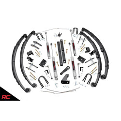 PartzBiz HD RT-613.20 - Rough Country 613.20 X-Series 4.5" Lift Kit for 87-95 Jeep Wrangler YJ 4WD Suspension Lift Lifted Bump Steer Absorber Damper Best New Upgrade Kit System Suspension 4x4 Offroad PartzBiz HD RT-613.20 - Rough Country 613.20 X-Series 4.5" Lift Kit for 87-95 Jeep Wrangler YJ 4WD Suspension Lift Lifted Bump Steer Absorber Damper Best New Upgrade Kit System Suspension 4x4 Offroad