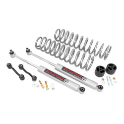 PartzBiz HD RT-64830 - Rough Country 64830 2.5" Suspension Lift Kit + N3 Shocks for 19-Up Jeep Gladiator JT 4X4 sport sahara moab unlimited best new suspension upgrade Shocks Springs PartzBiz HD RT-64830 - Rough Country 64830 2.5" Suspension Lift Kit + N3 Shocks for 19-Up Jeep Gladiator JT 4X4 sport sahara moab unlimited best new suspension upgrade Shocks Springs