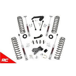 PartzBiz HD RT-68130 - Rough Country 68130 4" Lift Kit w/ N3 Shocks for 2007-2018 Jeep Wrangler JK 4DR 4 door Unlimited sport sahara rubicon willys artic trail rated Suspension shocks springs upgrade replacement PartzBiz HD RT-68130 - Rough Country 68130 4" Lift Kit w/ N3 Shocks for 2007-2018 Jeep Wrangler JK 4DR 4 door Unlimited sport sahara rubicon willys artic trail rated Suspension shocks springs upgrade replacement