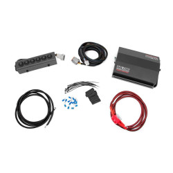 PartzBiz HD RT-70955 - หยาบประเทศ 70955 Universal 6 ปุ่มหลาย Light Controller 12 ตำแหน่ง LED Jeep wrangler cj yj tj jk jl Gladiator jt grand cherokee xj zj wj wk wk2 offroad toyota tacoma Dodge Chevy Ford GMC บาร์สีขาวสว่าง bar pods w/สายไฟ aux beam