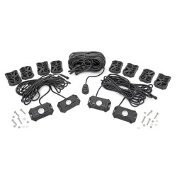 PartzBiz HD RT-70980 - Rough Country 70980 LED Rock Lights Inner Fender Wheel Well Pods Kit (Flood) Jeep wrangler cj yj tj jk jl gladiator jt grand cherokee xj zj wj wk wk2 offroad toyota tacoma bright white bar pods w/ wiring aux beam PartzBiz HD RT-70980 - Rough Country 70980 LED Rock Lights Inner Fender Wheel Well Pods Kit (Flood) Jeep wrangler cj yj tj jk jl gladiator jt grand cherokee xj zj wj wk wk2 offroad toyota tacoma bright white bar pods w/ wiring aux beam